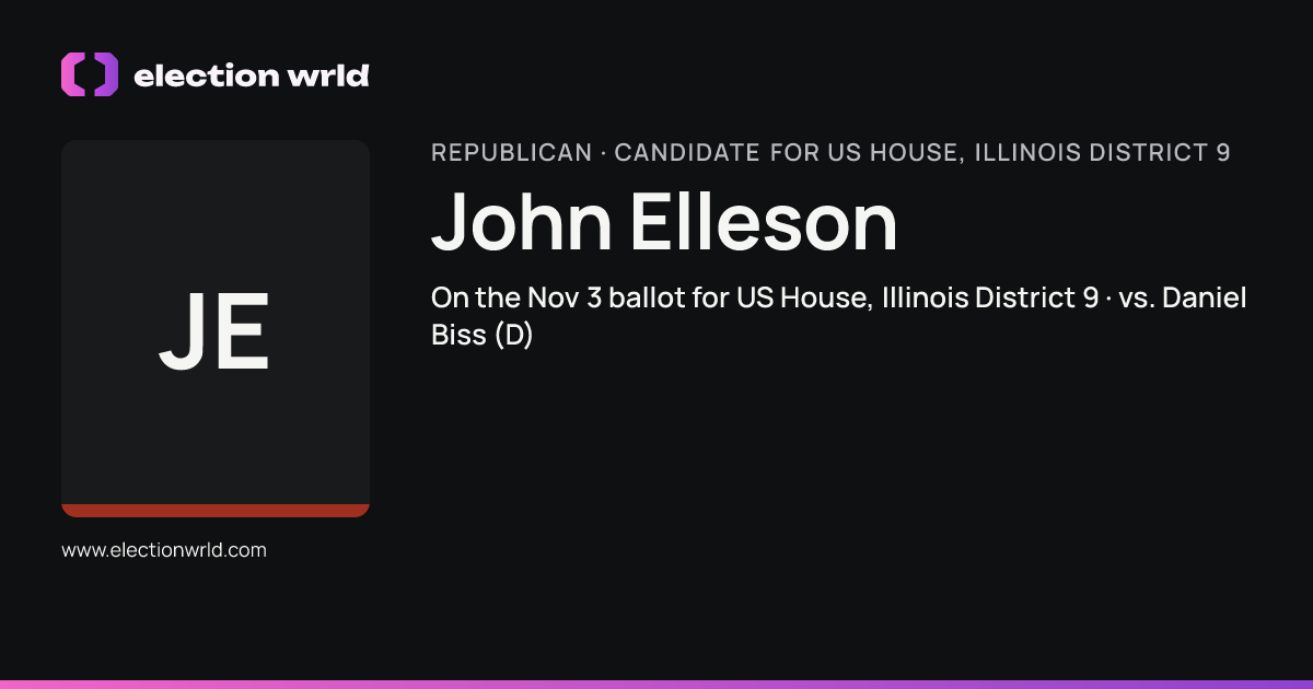 Profile card for John Elleson