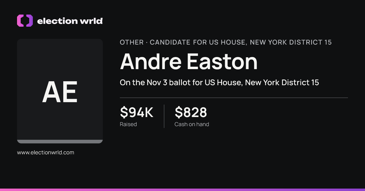 Profile card for Andre Easton