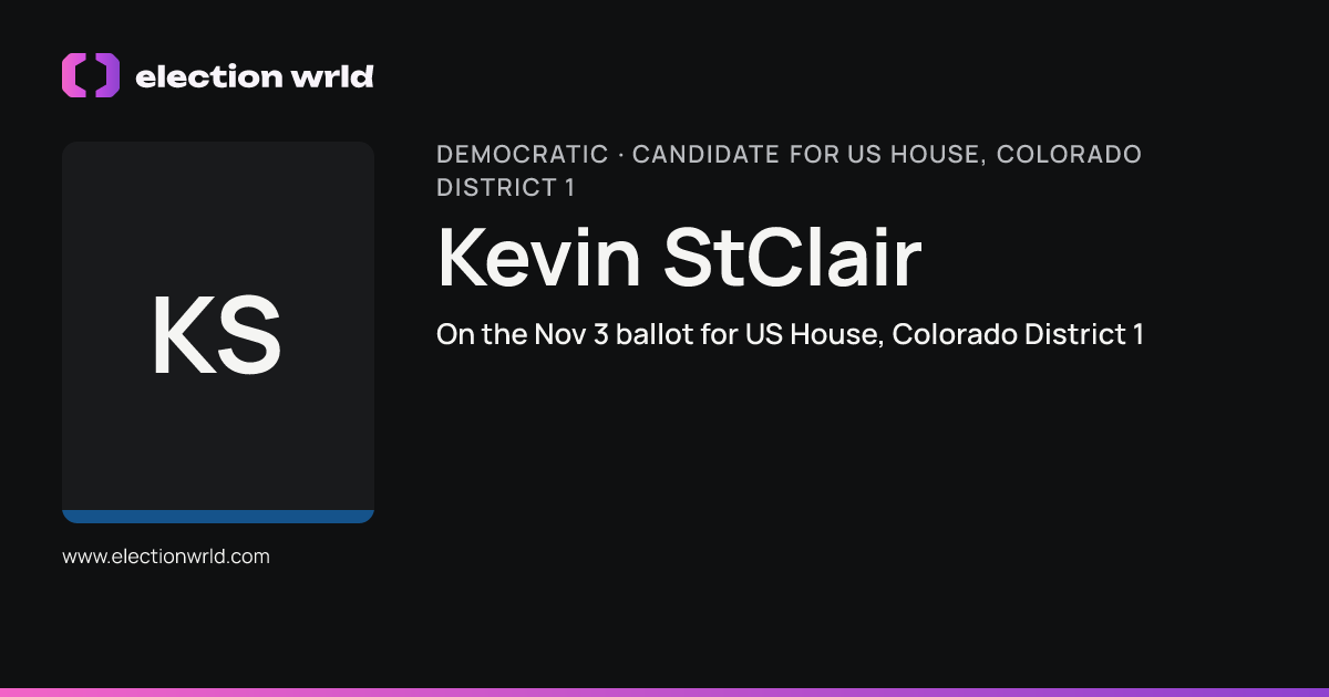 Profile card for Kevin StClair