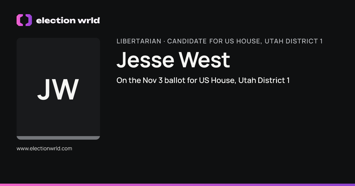 Profile card for Jesse West
