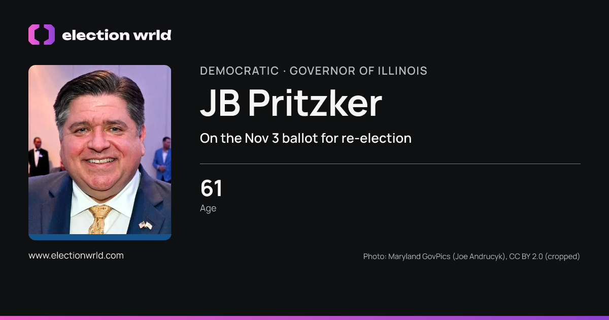 Profile card for JB Pritzker
