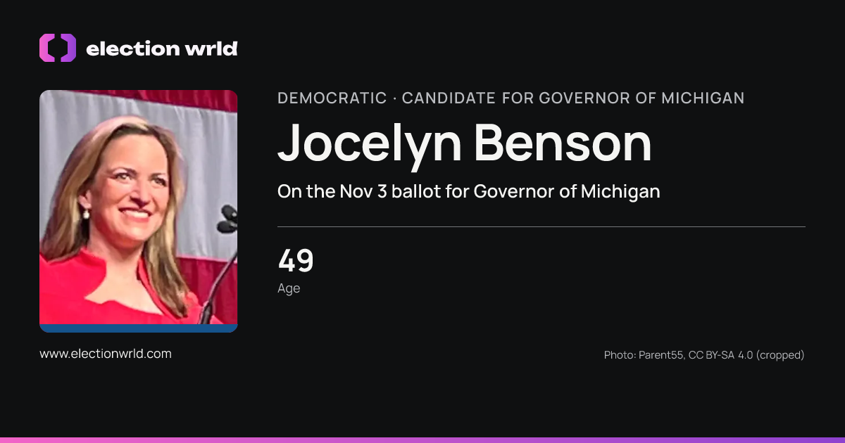 Profile card for Jocelyn Benson