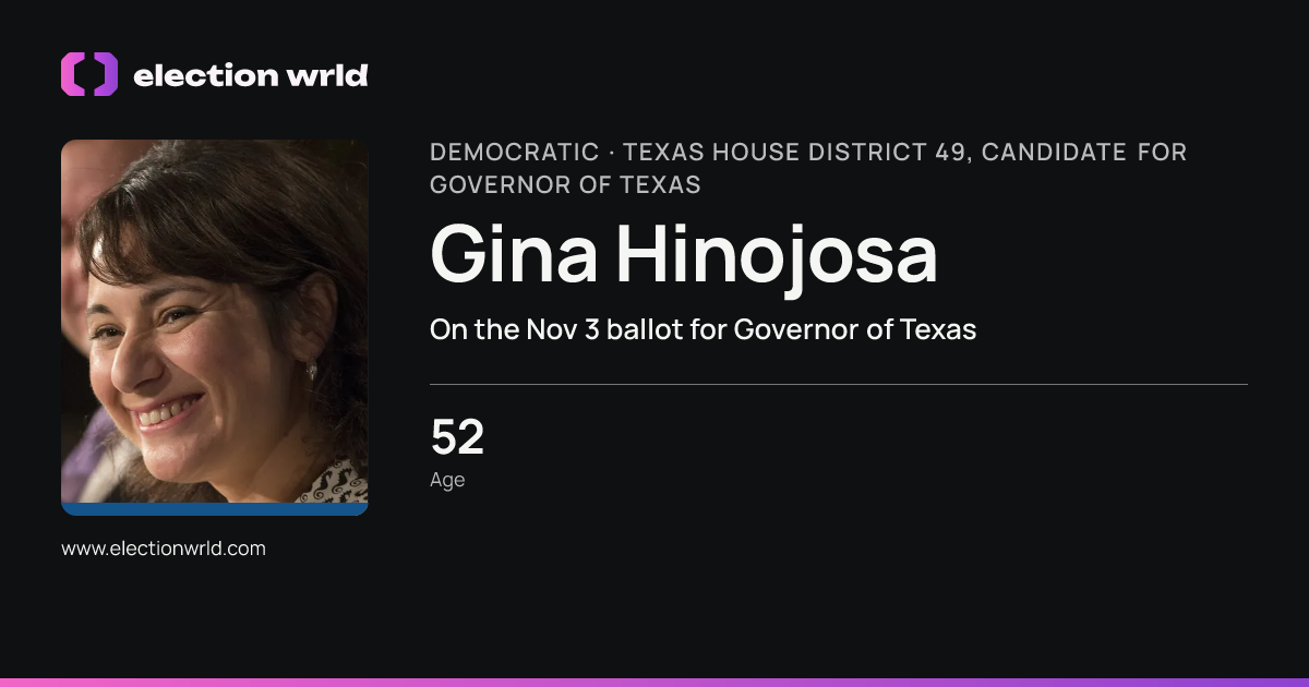 Profile card for Gina Hinojosa