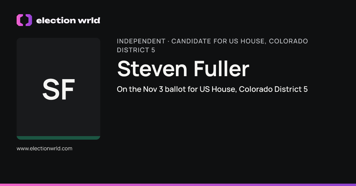 Profile card for Steven Fuller