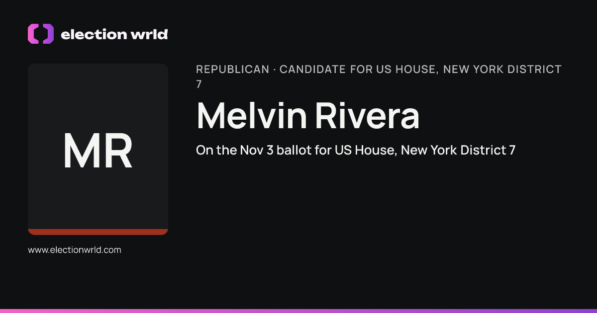 Profile card for Melvin Rivera