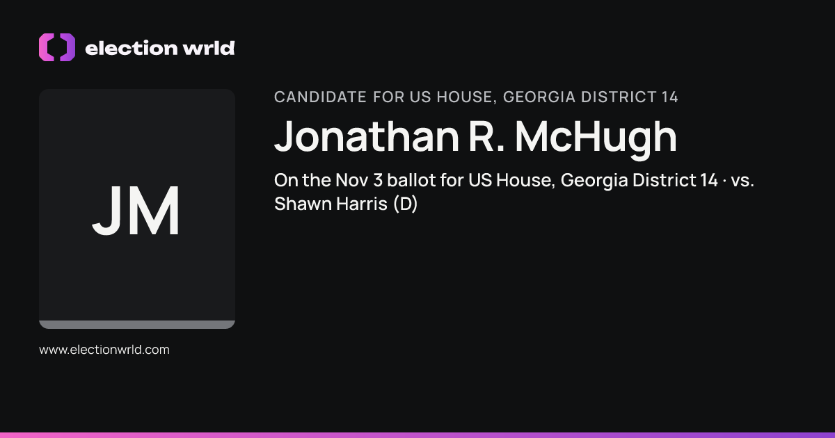 Profile card for Jonathan R. McHugh