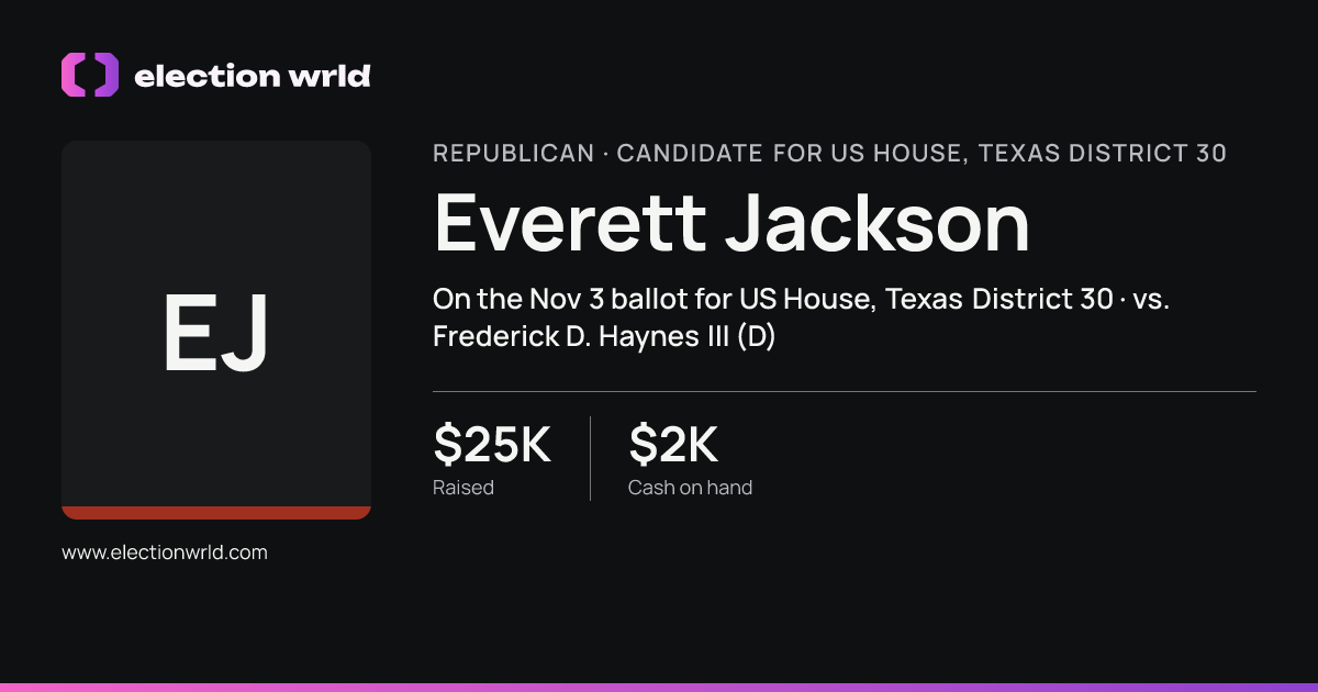 Profile card for Everett Jackson
