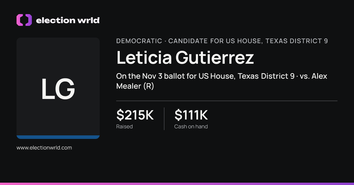 Profile card for Leticia Gutierrez