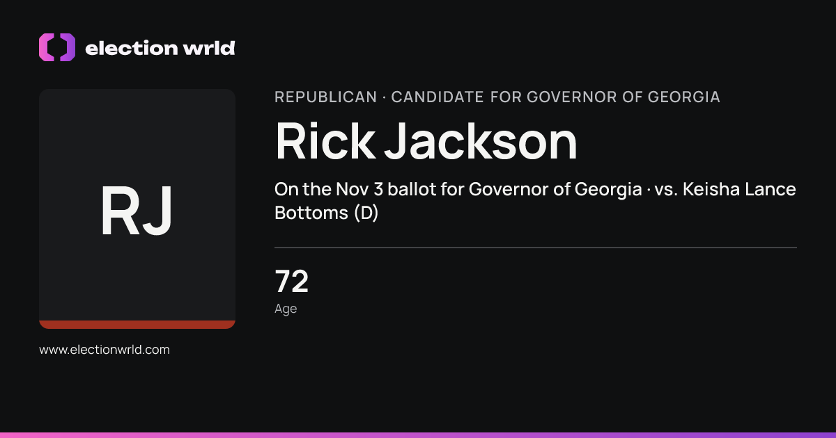 Profile card for Rick Jackson
