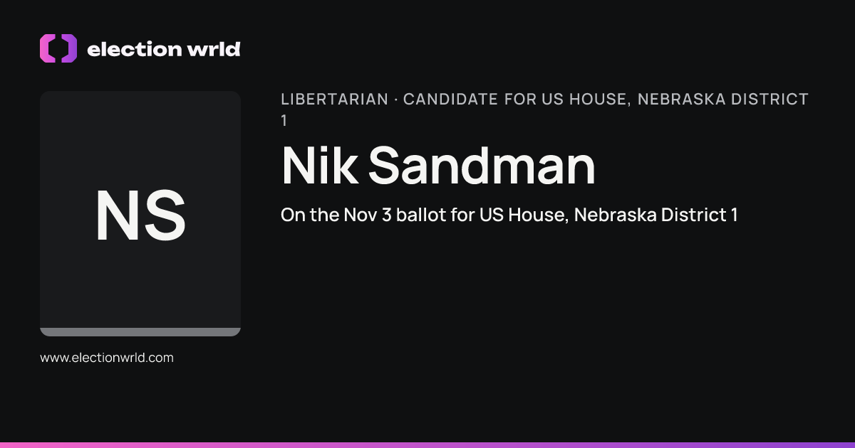 Profile card for Nik Sandman