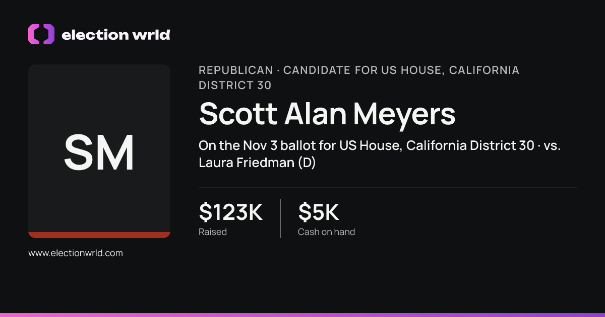 Profile card for Scott Alan Meyers