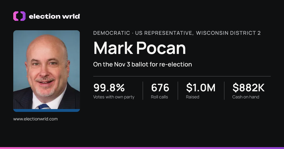 Profile card for Mark Pocan