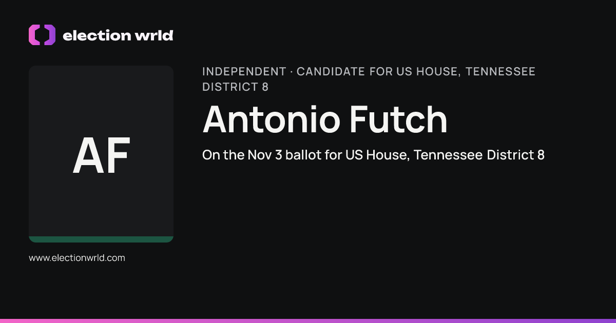 Profile card for Antonio Futch