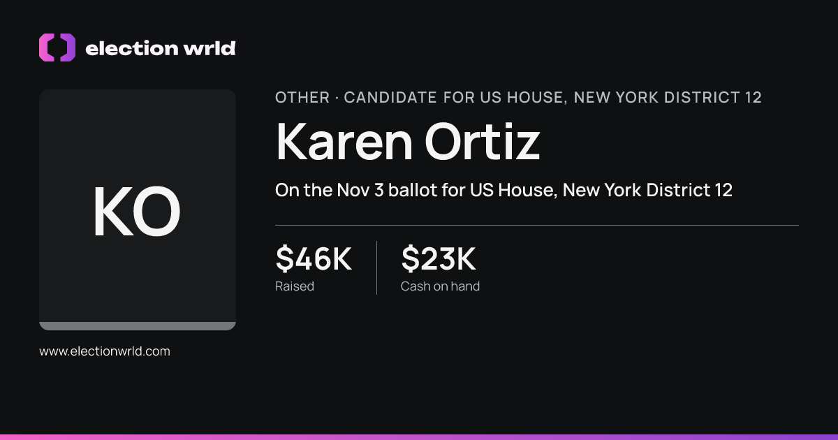 Profile card for Karen Ortiz