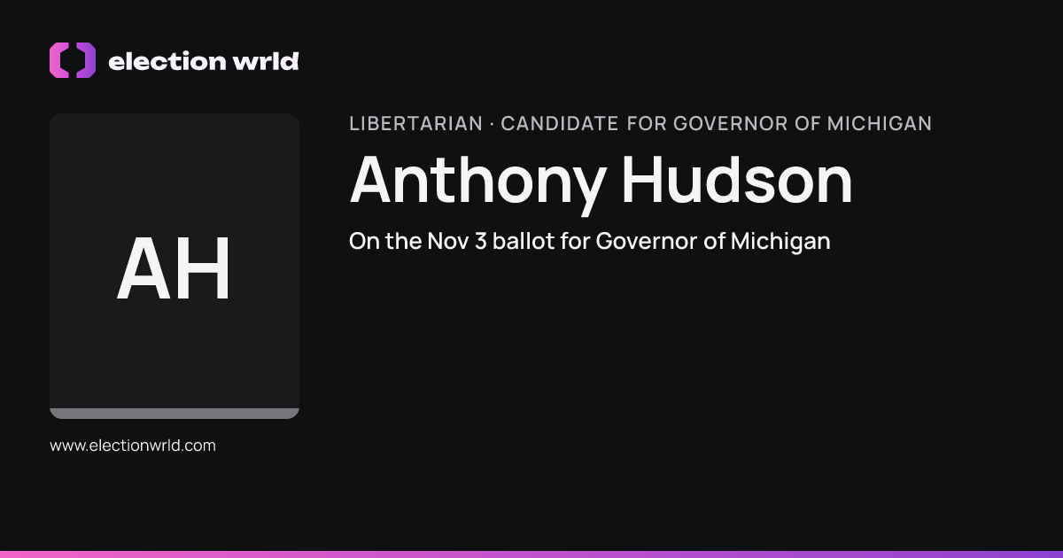 Profile card for Anthony Hudson