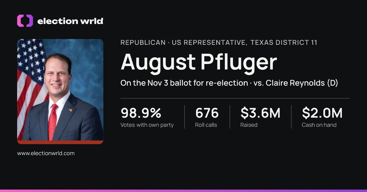 Profile card for August Pfluger