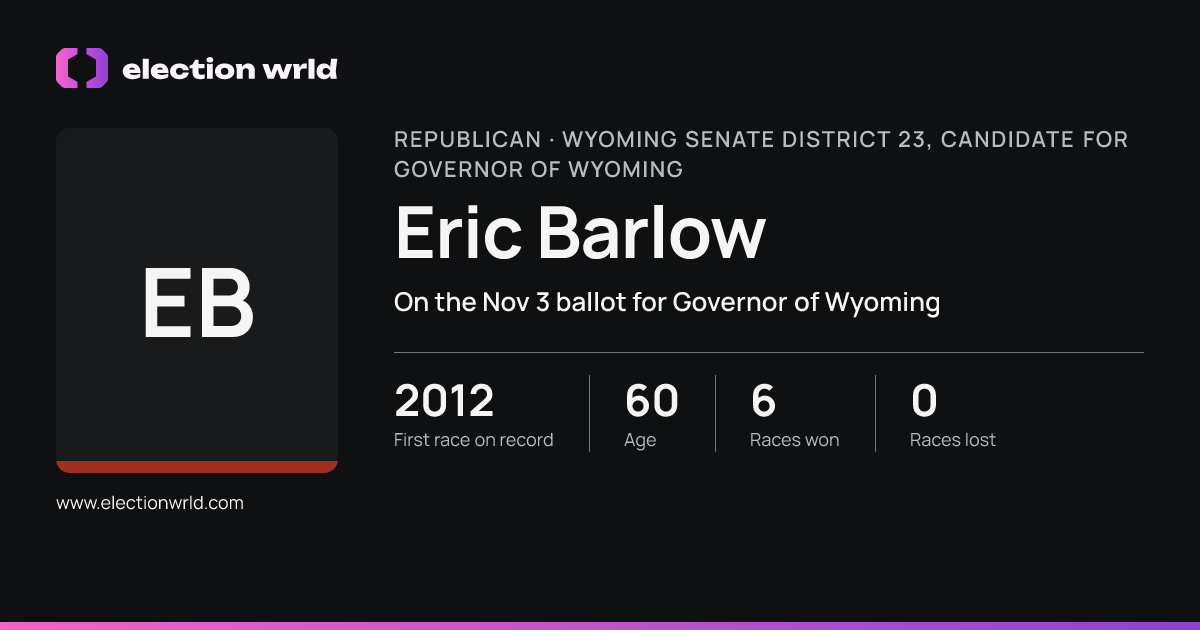 Profile card for Eric Barlow