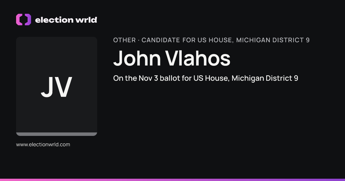 Profile card for John Vlahos