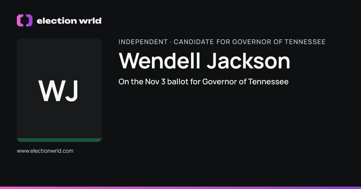 Profile card for Wendell Jackson