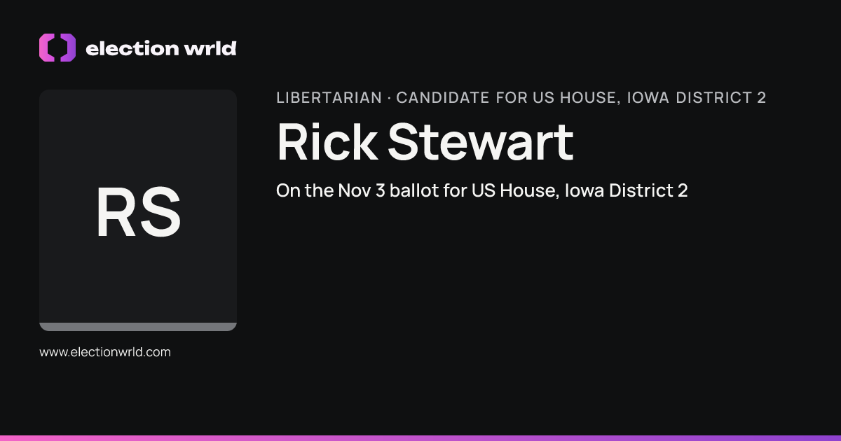 Profile card for Rick Stewart