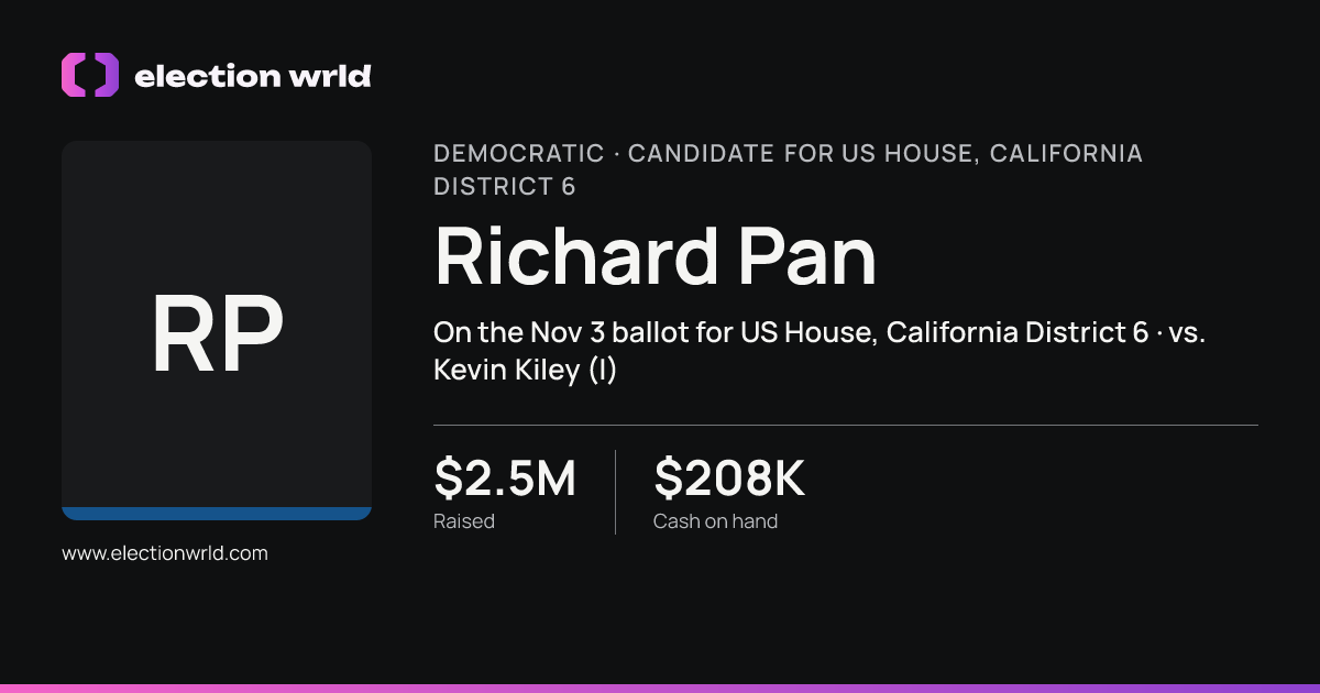 Profile card for Richard Pan