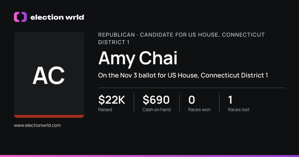 Profile card for Amy Chai