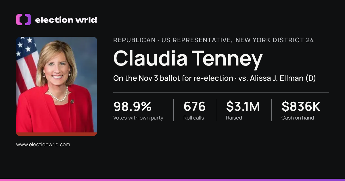Profile card for Claudia Tenney