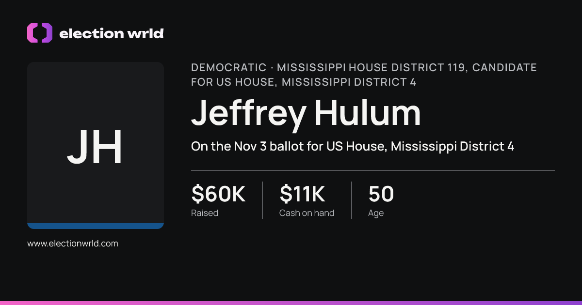 Profile card for Jeffrey Hulum