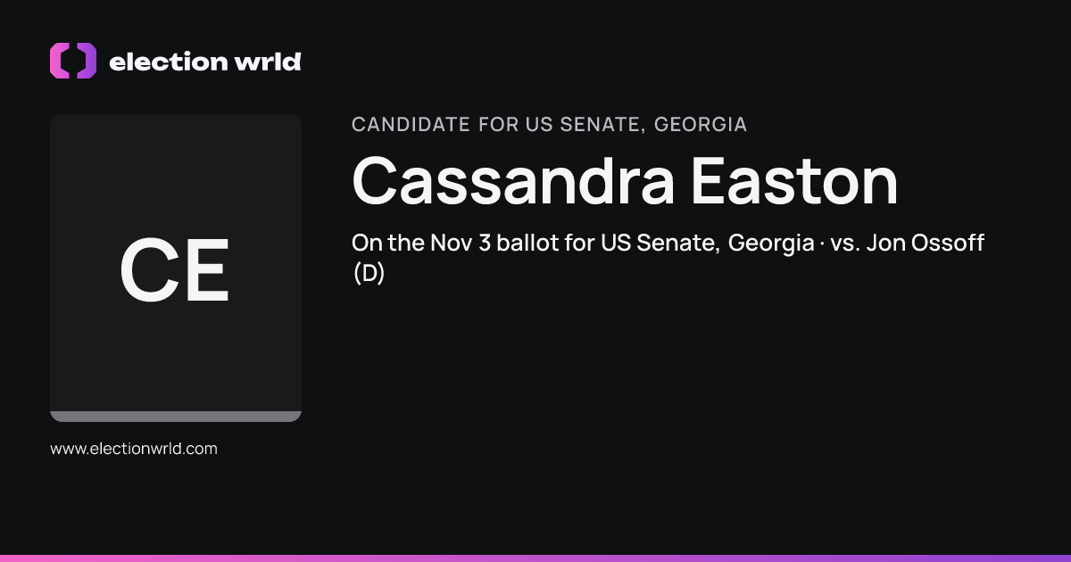 Profile card for Cassandra Easton