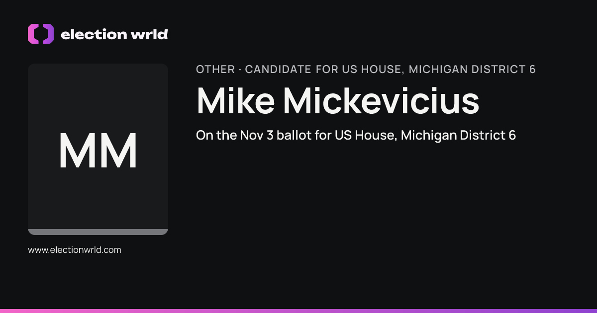 Profile card for Mike Mickevicius