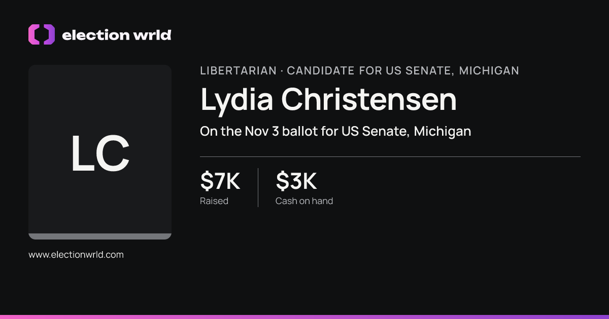 Profile card for Lydia Christensen