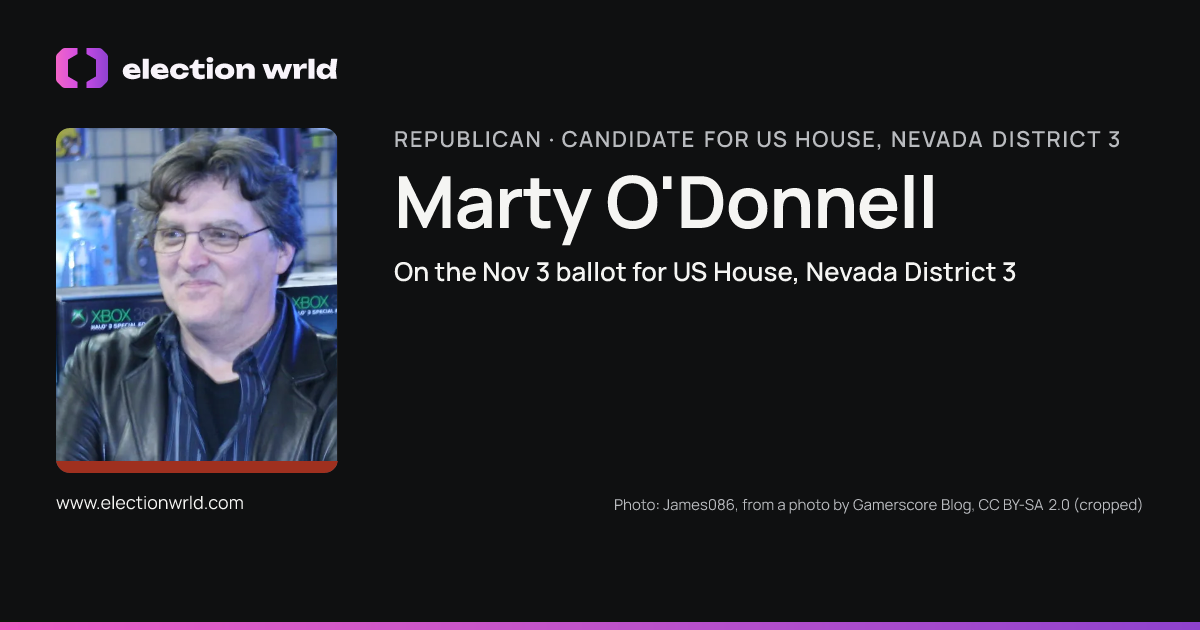 Profile card for Marty O'Donnell
