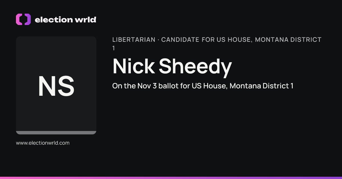 Profile card for Nick Sheedy