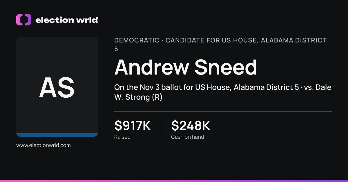 Profile card for Andrew Sneed