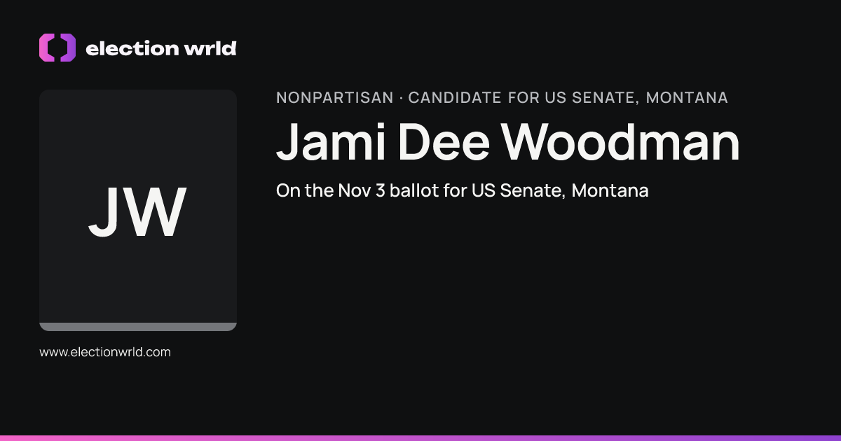 Profile card for Jami Dee Woodman