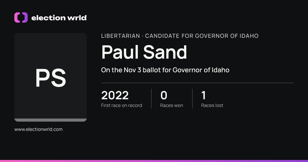 Profile card for Paul Sand