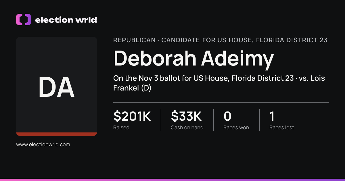 Profile card for Deborah Adeimy