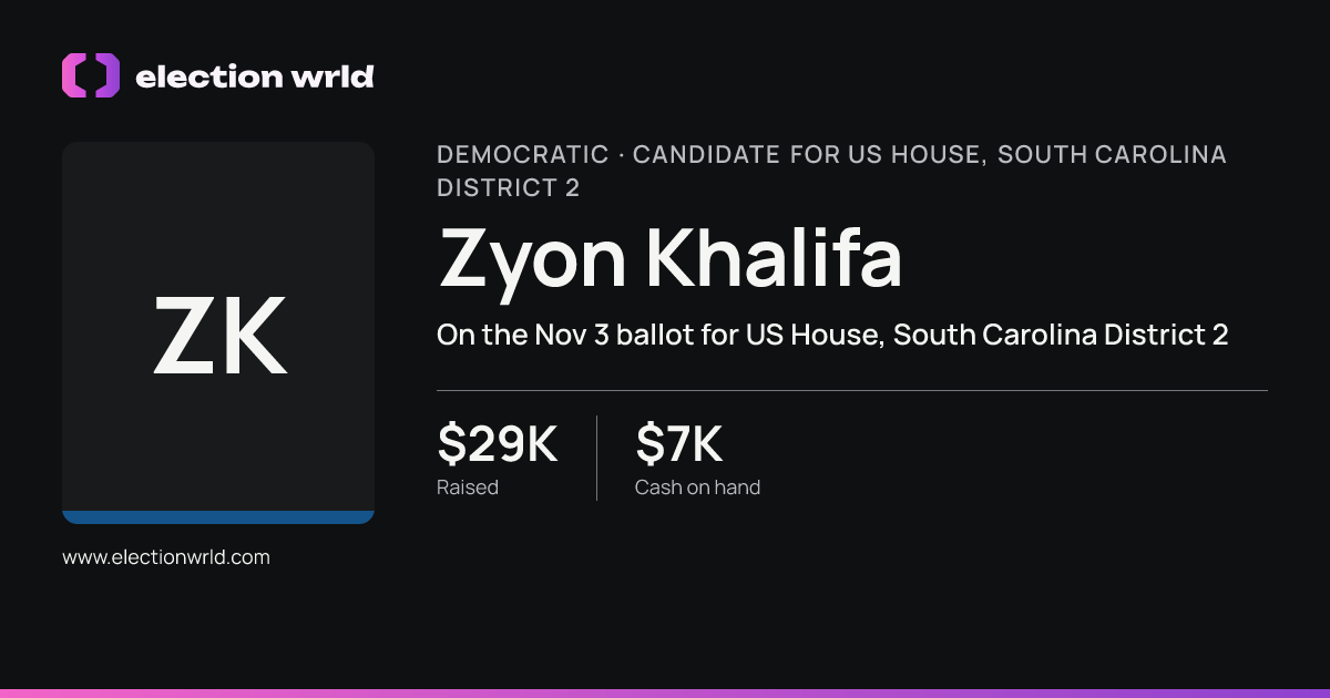 Profile card for Zyon Khalifa