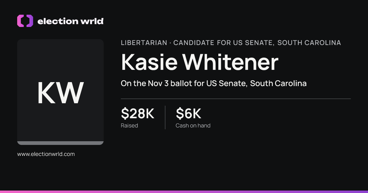 Profile card for Kasie Whitener